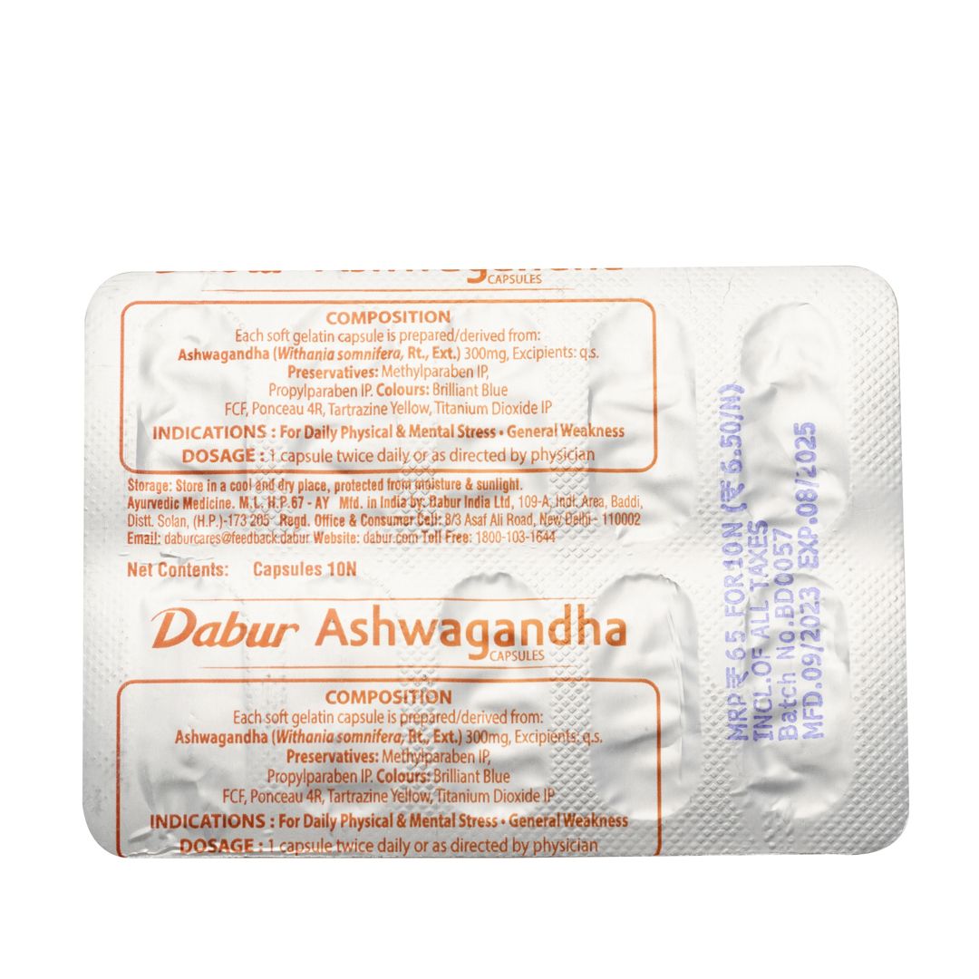 Ashwagandha Capsules Dabur
